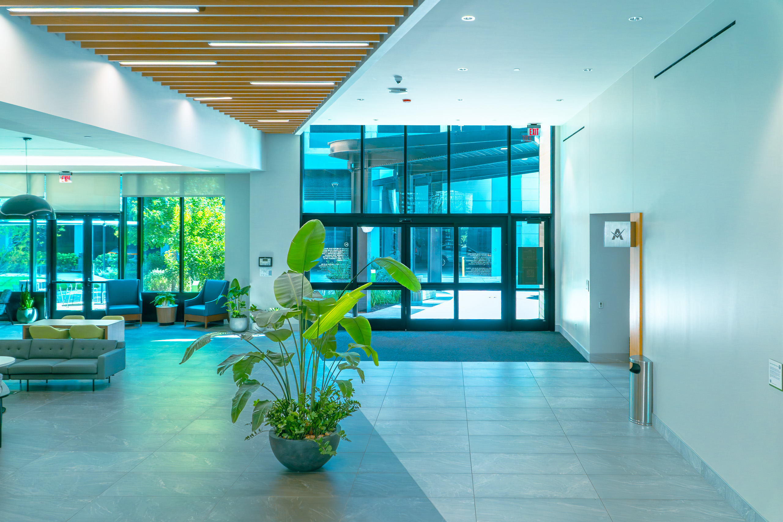 AIDM first-floor lobby