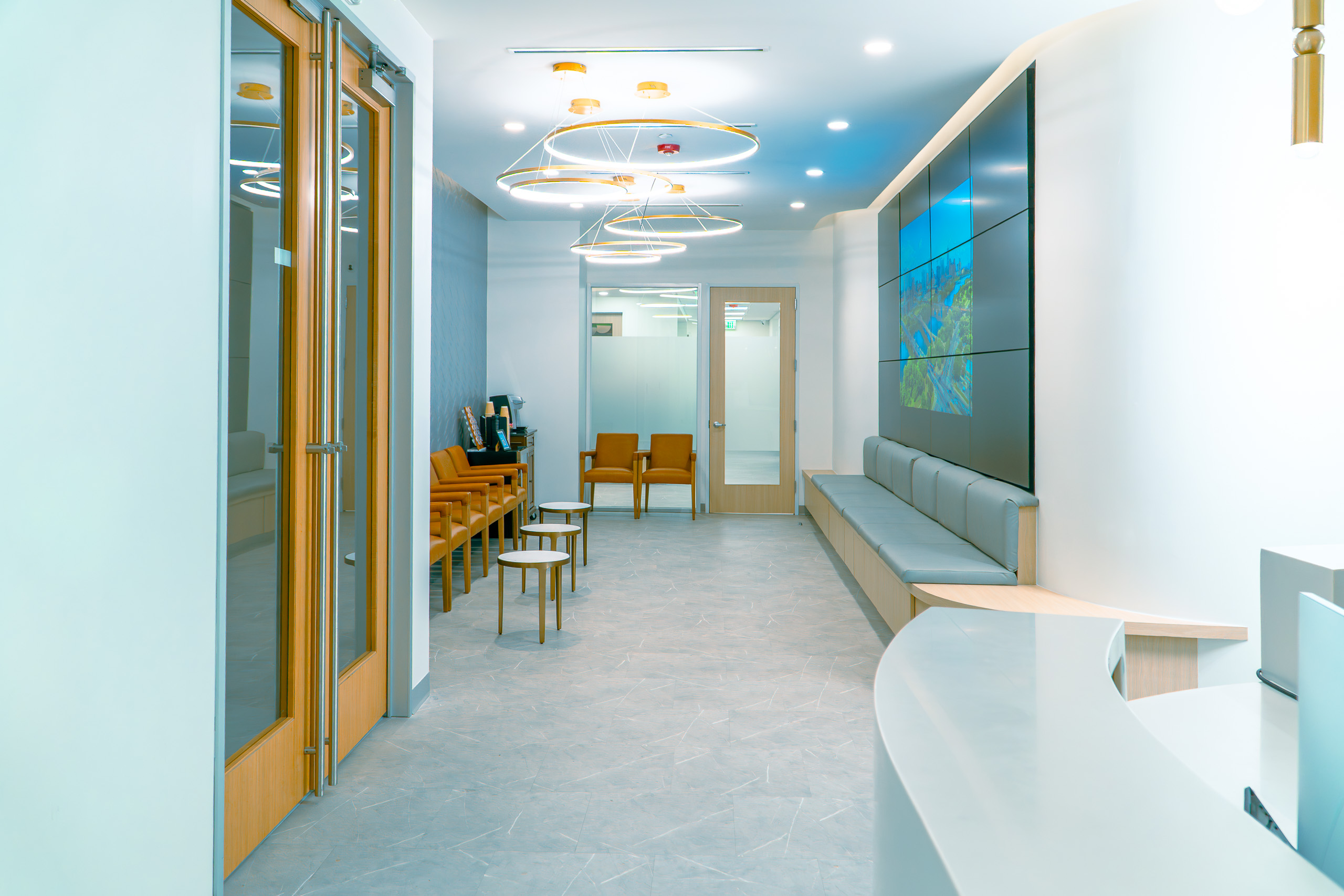 AIDM entrance lobby and waiting area